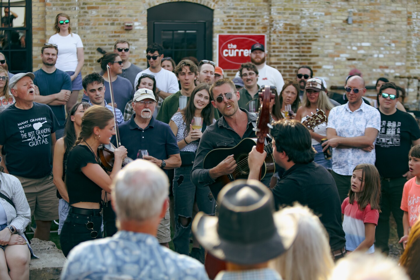 Grand Rapids Minnesota band Wild Horses plays at Drekker Brewing on June 17, 2025.