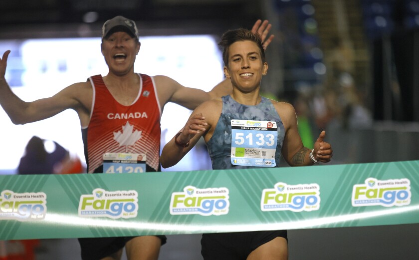 MSUM alum Yusuf, NDSU alum Van Beek win Essentia Fargo Half Marathon