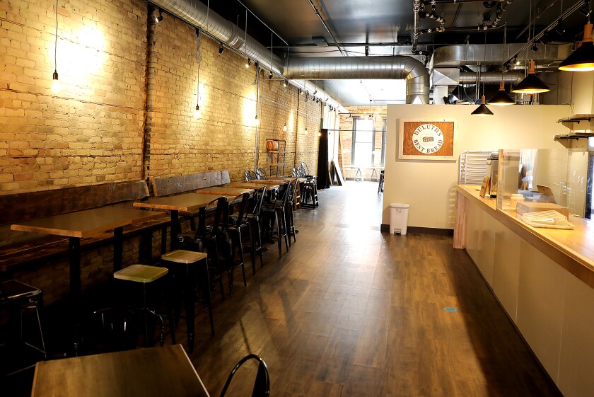 Preparations are underway in the new location for Duluth’s Best Bread