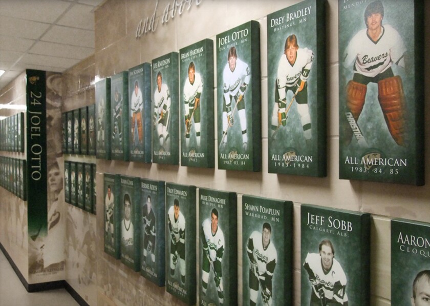 BSU Custom Wall Murals - BSU All Americans Display - Bemidji State University - Minnesota.jpg