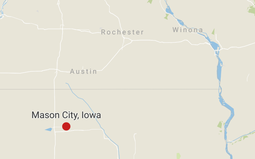 Mason City, Iowa map