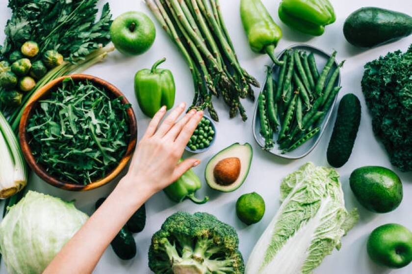 An assortment of vegetables.