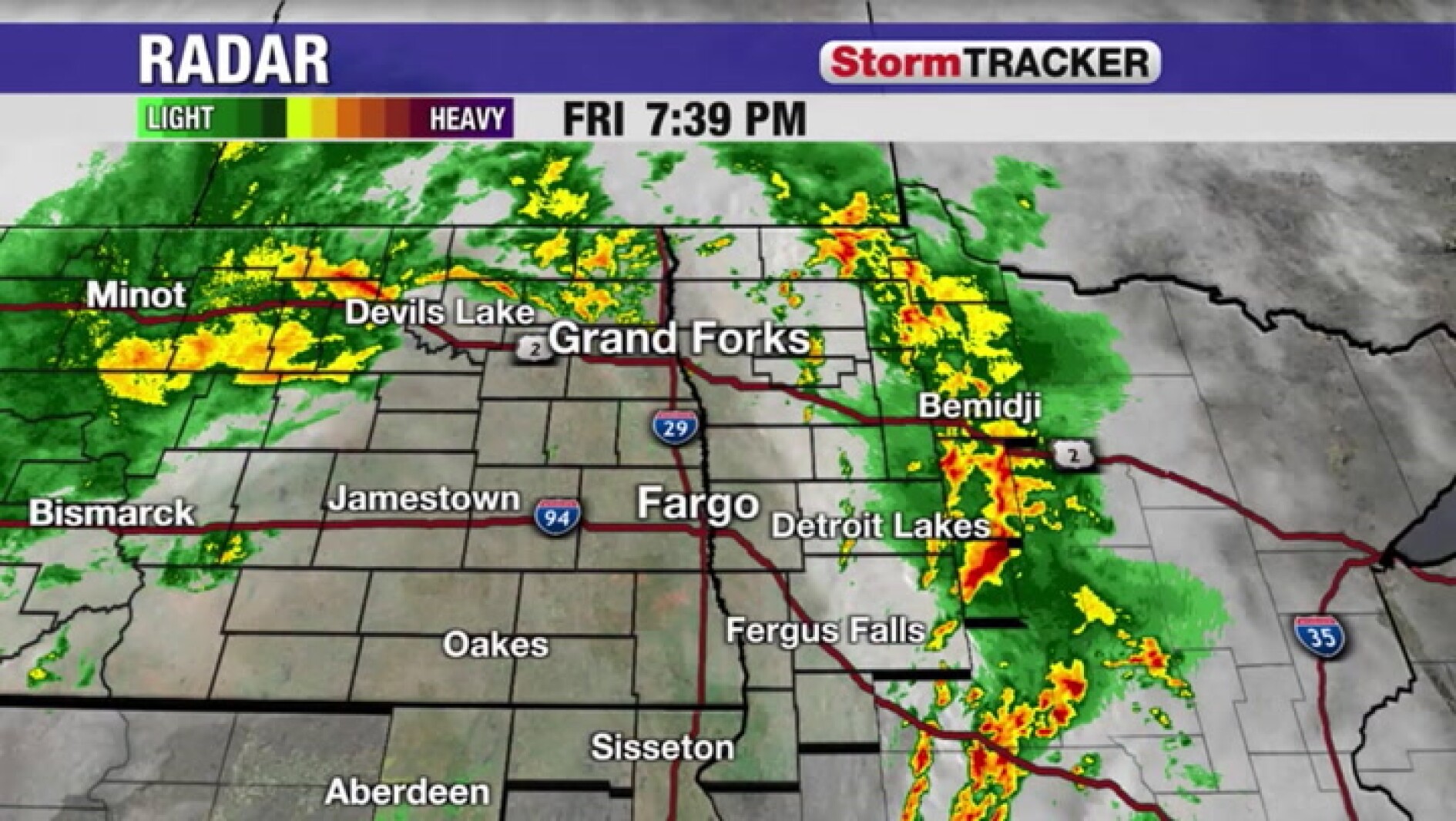 Fargo s first measurable rainfall in two months brings over an inch of 