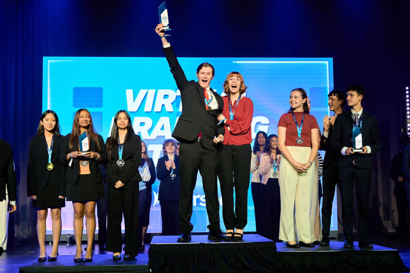 Triton students make history for their school with the Business Professionals of America