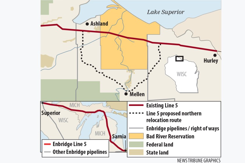 Public weighs in on pipeline reroute around Bad River Reservation ...