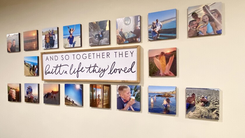 Wall of photos