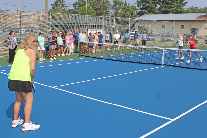 Depot Park tennis courts reopen Park Rapids Enterprise News Depot Park tennis courts reopen Park Rapids Enterprise News