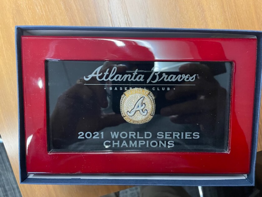 Scott Davis World Series Ring