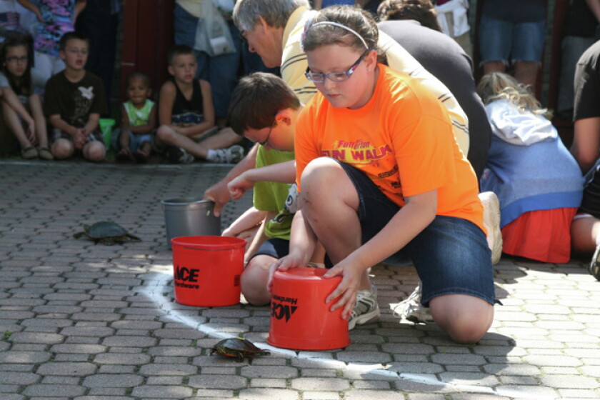 Turtle Racing Day History of turtle races rooted in police department - Perham Focus ...