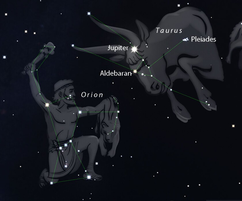 Taurus and Orion
