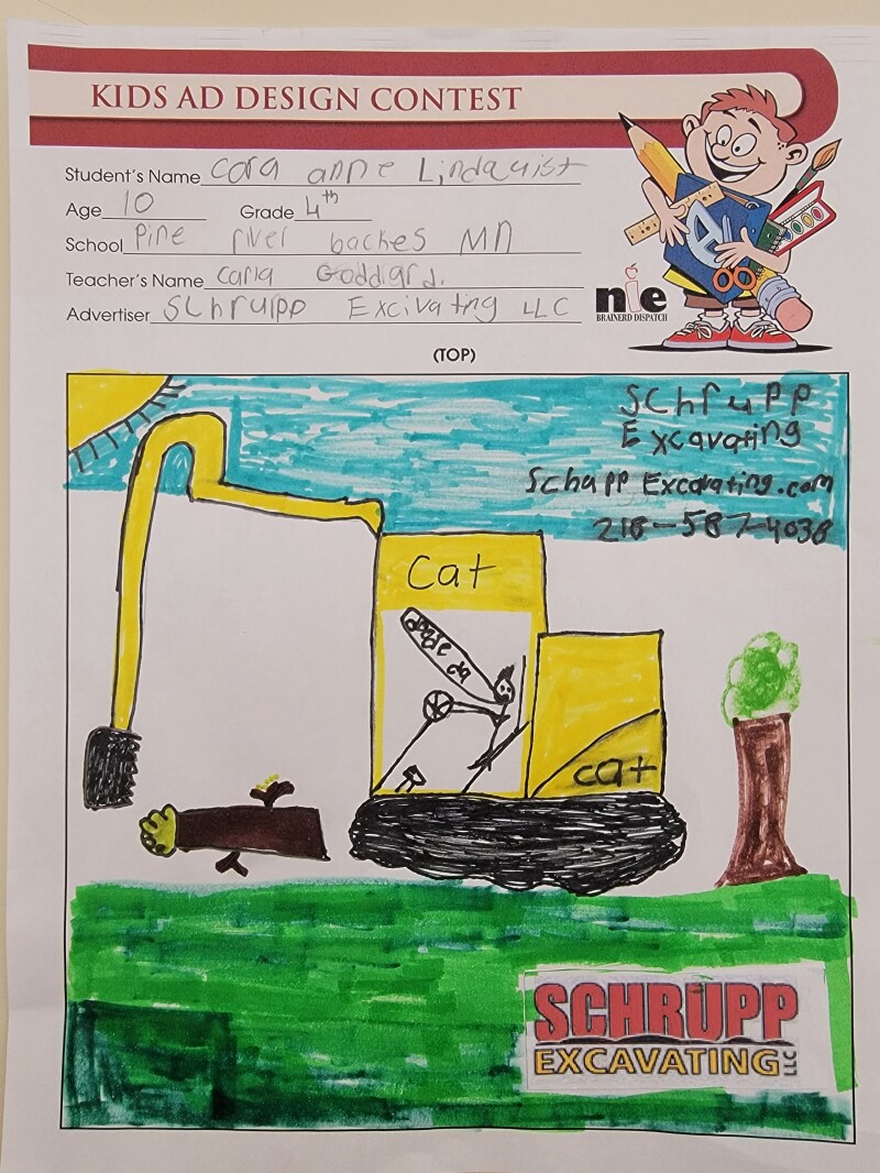 Mrs. Goddard's 4th Grade Class - Schrupp Excavating