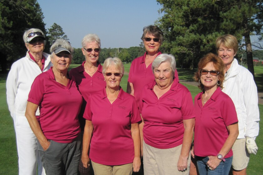 Winners of the Breezy Point Resort two-day Tournament for low gross and low net are: Sue Marsolais, Kathy McTague, Gloria Thomas, Judy Thomas, Joan Burnett, Sylvia Schmitt, Janie Pommer and Judy Jenson.