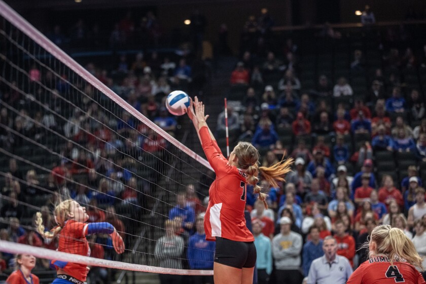 Cannon Falls, Pequot Lakes Class AA Championship volleyball