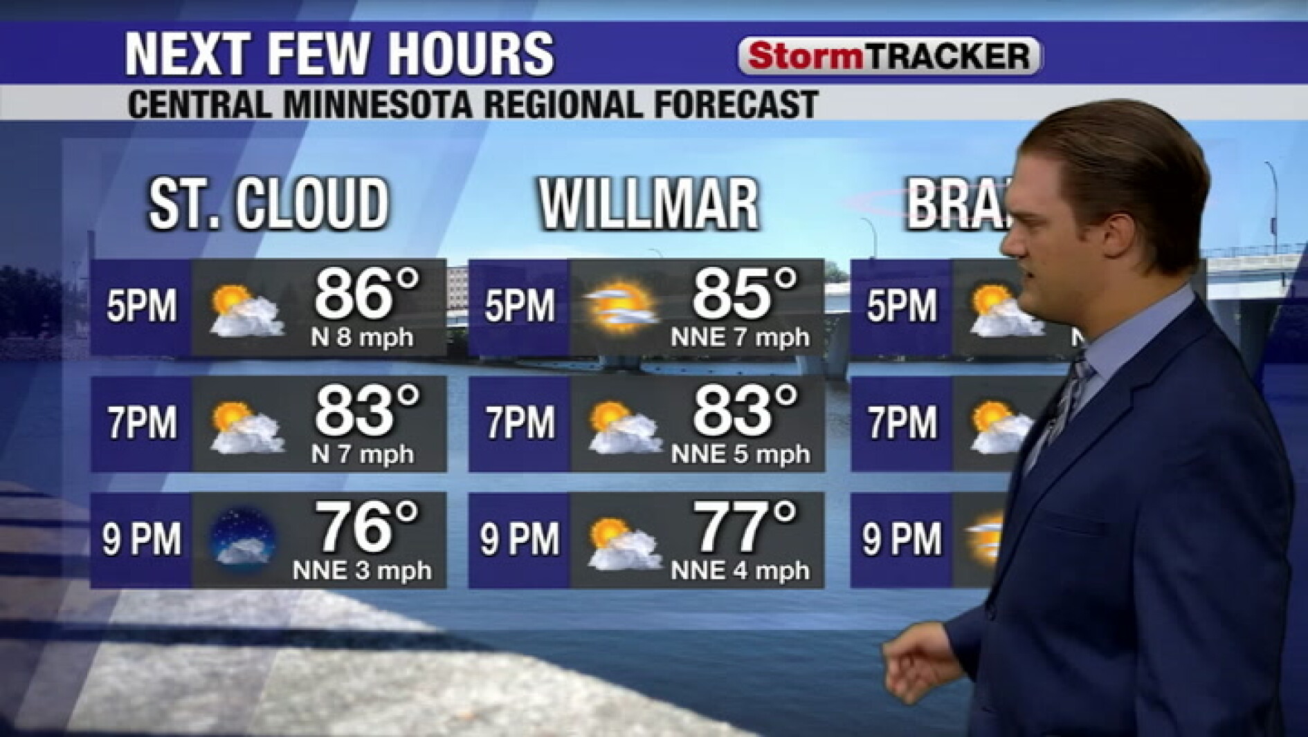 Warm weather continues through the start of the week