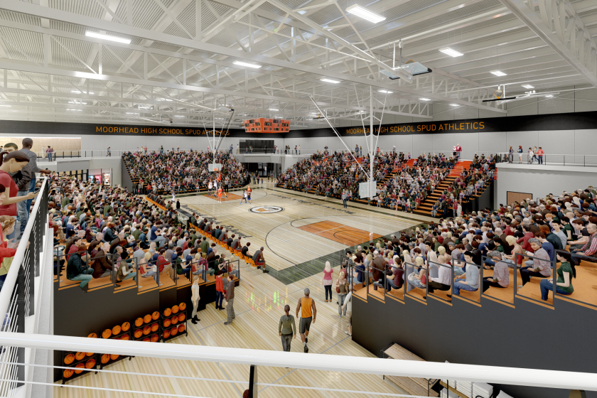 New sprawling Moorhead High School will feature lots of glass and