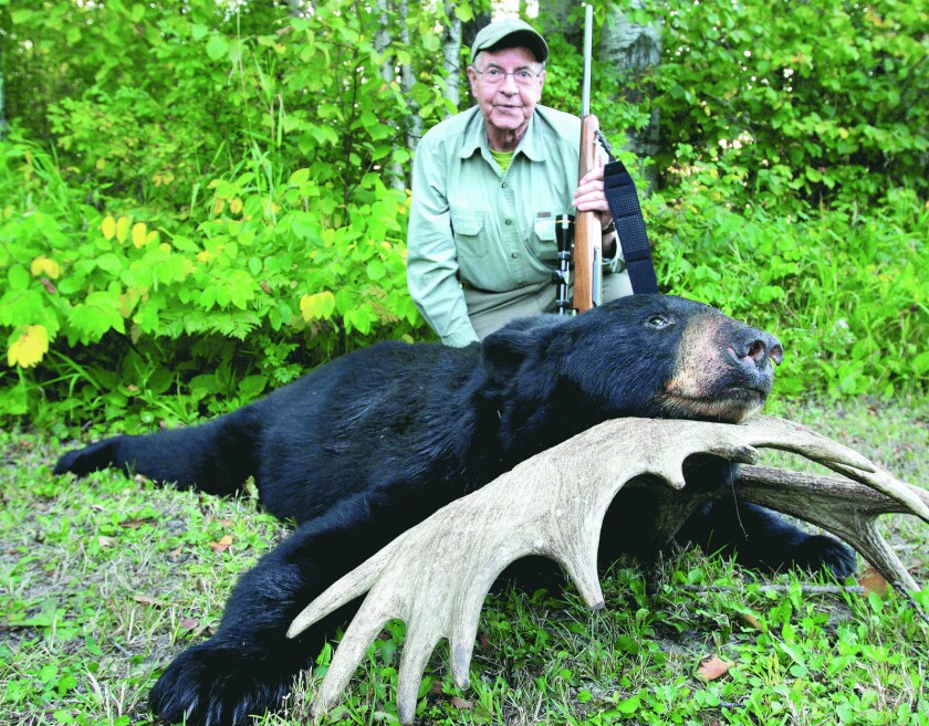 Bob Hieb and his bear