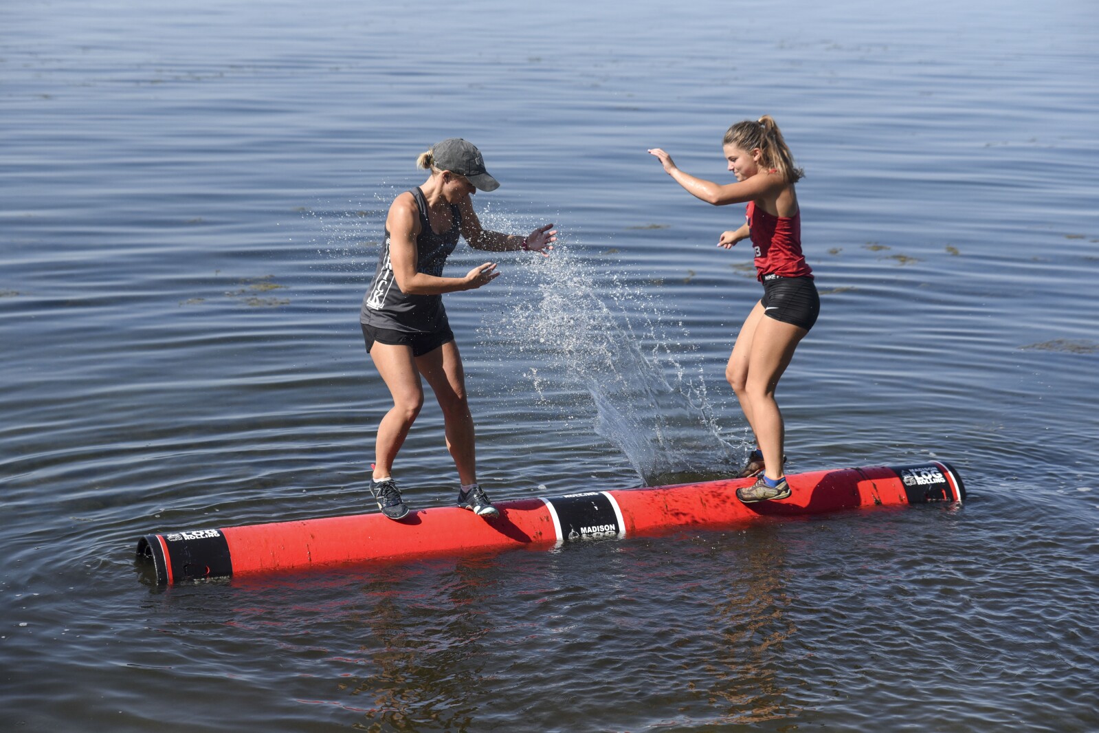 Balancing Act Log Rolling at Glenwood's Waterama West Central