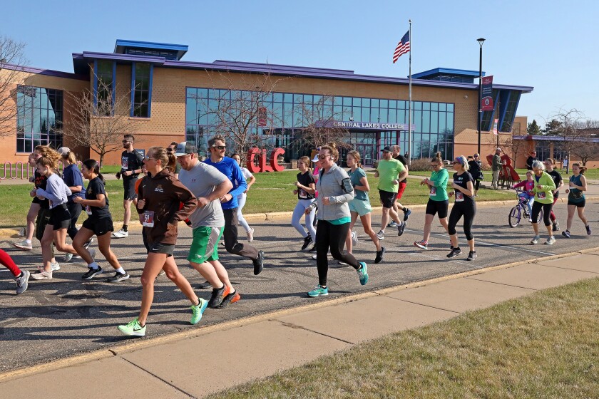 5K for Mental Health Awareness at Central Lakes College