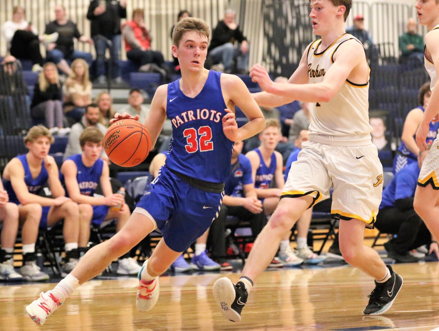 Pequot Lakes vs Minnehaha Redhawks in the Class 2A State Tournament Wednesday, March 23, 2022, at Concordia University in St. Paul.