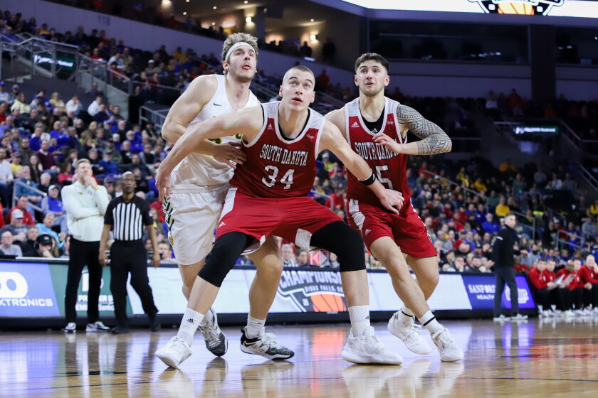 PHOTOS Scenes from dramatic Bison victory in Summit League men's