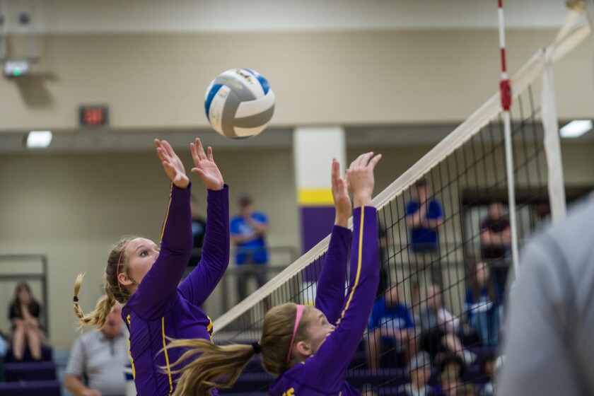 Kasson-Mantorville, Lourdes girls volleyball