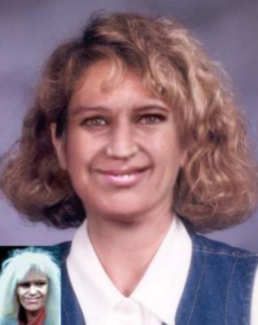 Susan Carter age progression photo 