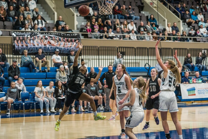 Fillmore Central, Kingsland Section 1A quarterfinal girls basketball