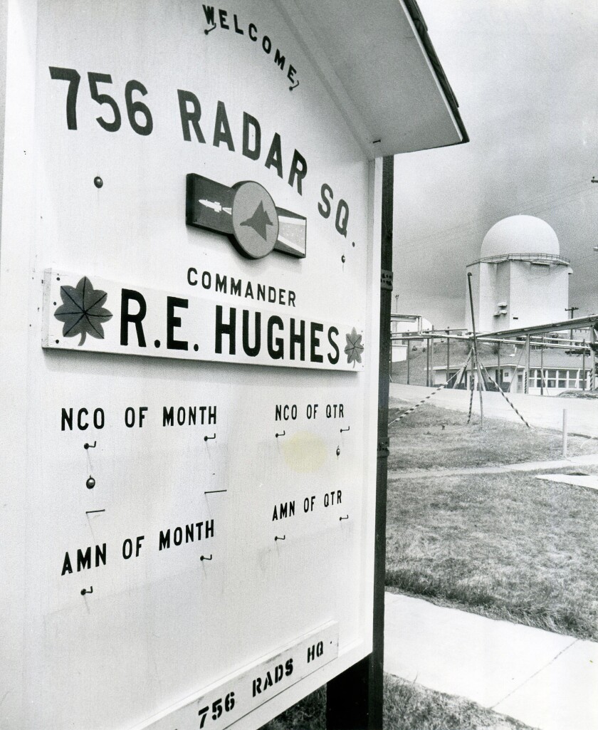 Finland Air Force Station sign