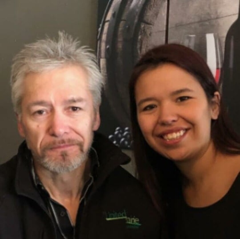 Danielle Wilkie with her father, Oscar Wilkie Jr.