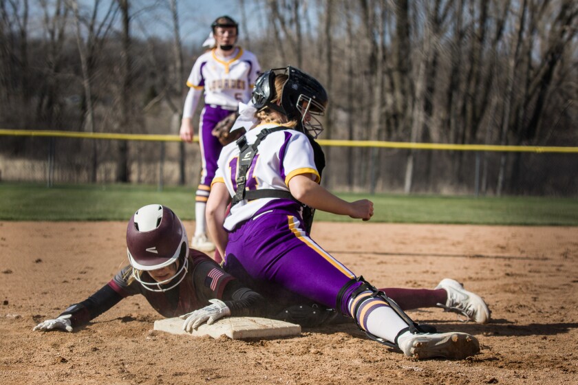 Lourdes, Stewartville softball
