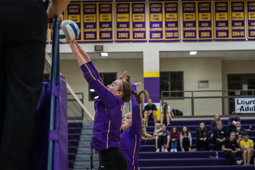 Kasson-Mantorville, Lourdes girls volleyball