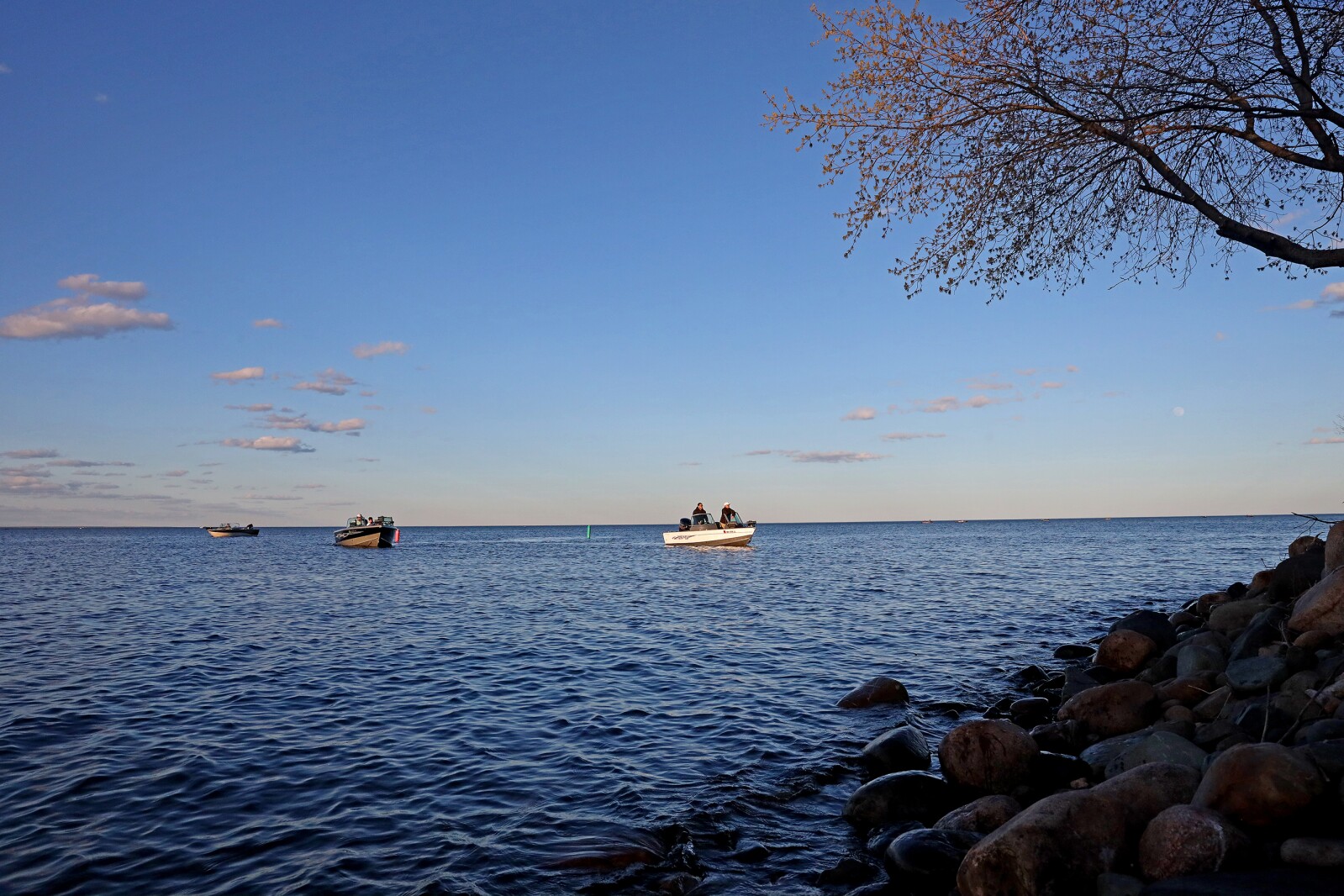 Scenes from fishing opener on Mille Lacs lake in Garrison.
