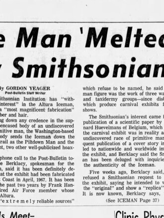 a historical newspaper clipping
