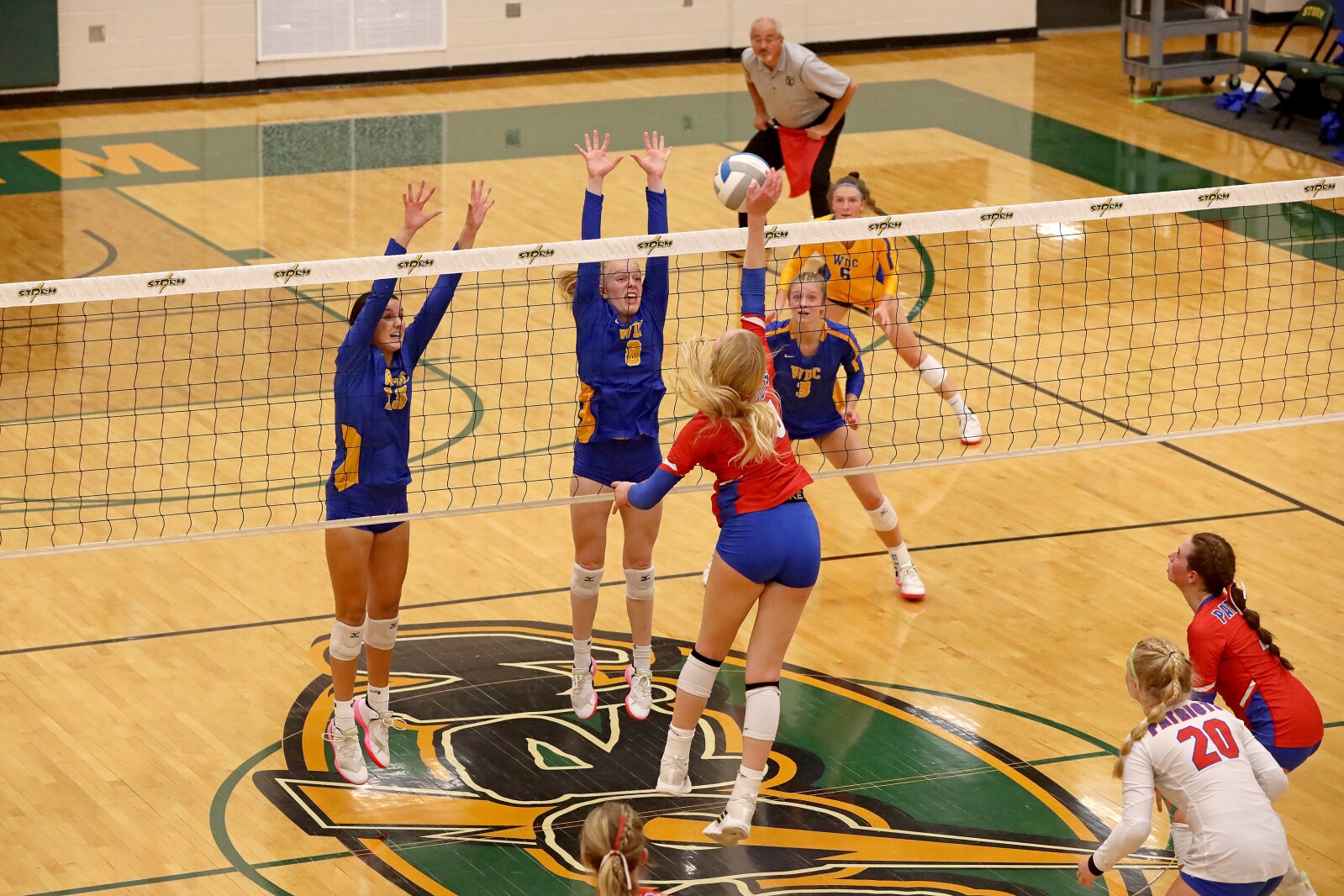 Pequot Lakes vs Wadena-Deer Creek Volleyball on Thursday, Nov. 3, 2022, in Sauk Rapids.