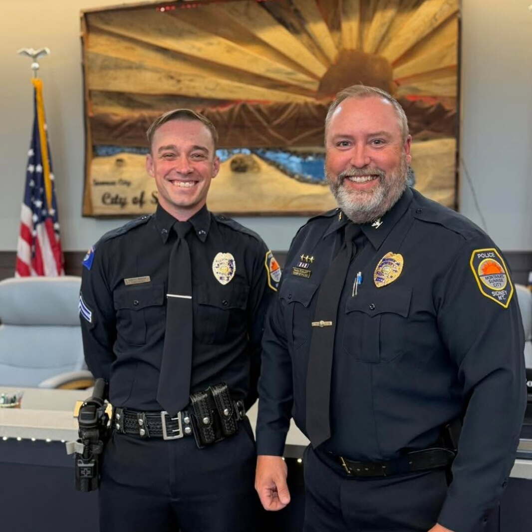 Brett Norby sworn in as sergeant for Sidney Police Department