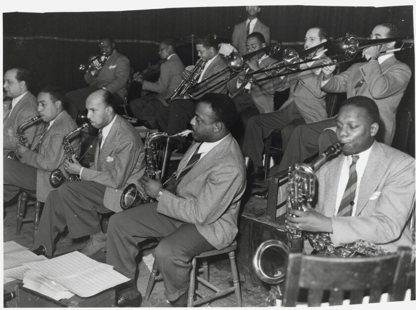 Jack Towers took this shot of Duke Ellington playing at the Crystal Ballroom, Nov. 7, 1940. Photo courtesy of NDSU archives.
