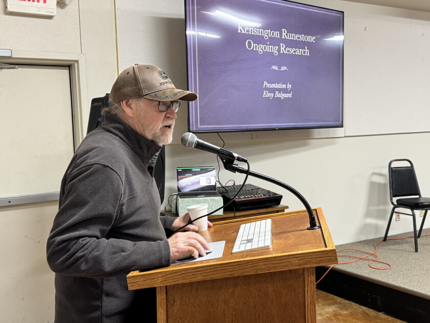 Elroy Balgaard ‘History isn't just carved in stone’ W/VIDEO - Alexandria Echo Press ...