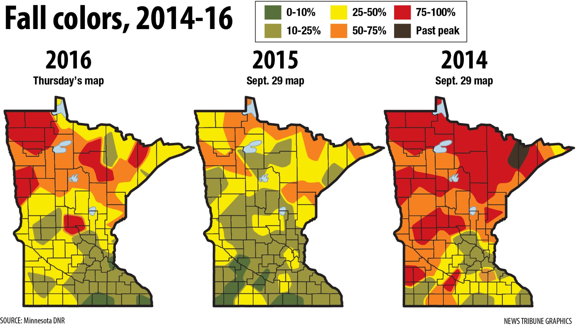 Leaf peepers, this might be your best weekend to see fall colors in ...