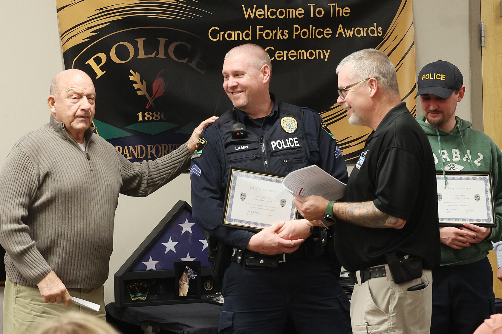 Forks Pd Grand Forks Police Department recognizes officers, civilians for saving ...