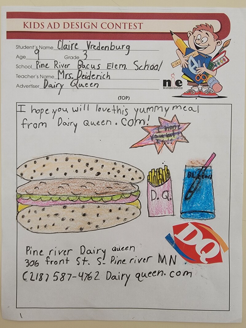 Pine River-Backus School - Mrs. Diederich's 3rd Grade