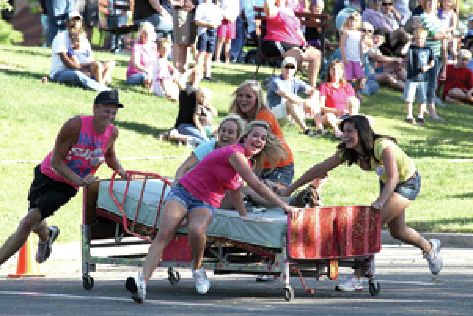 Bed Racing Return of bed races provides fun, funds - Detroit Lakes Tribune | News ...