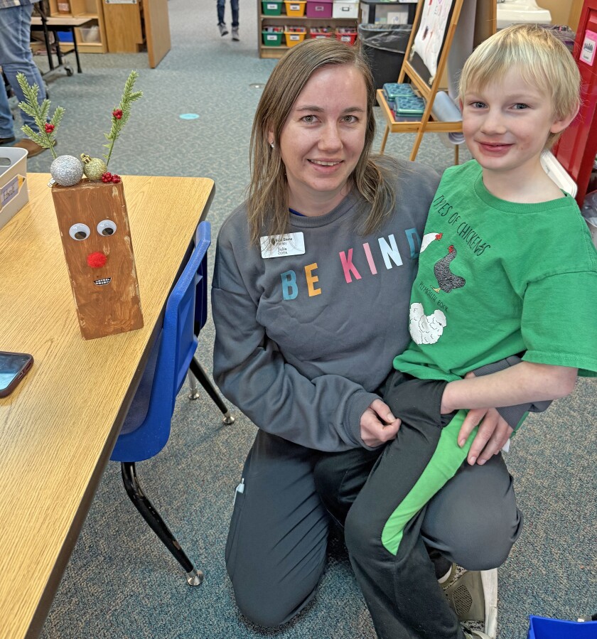 Kindergartners and parents bring Rudolph to life - Park Rapids ...