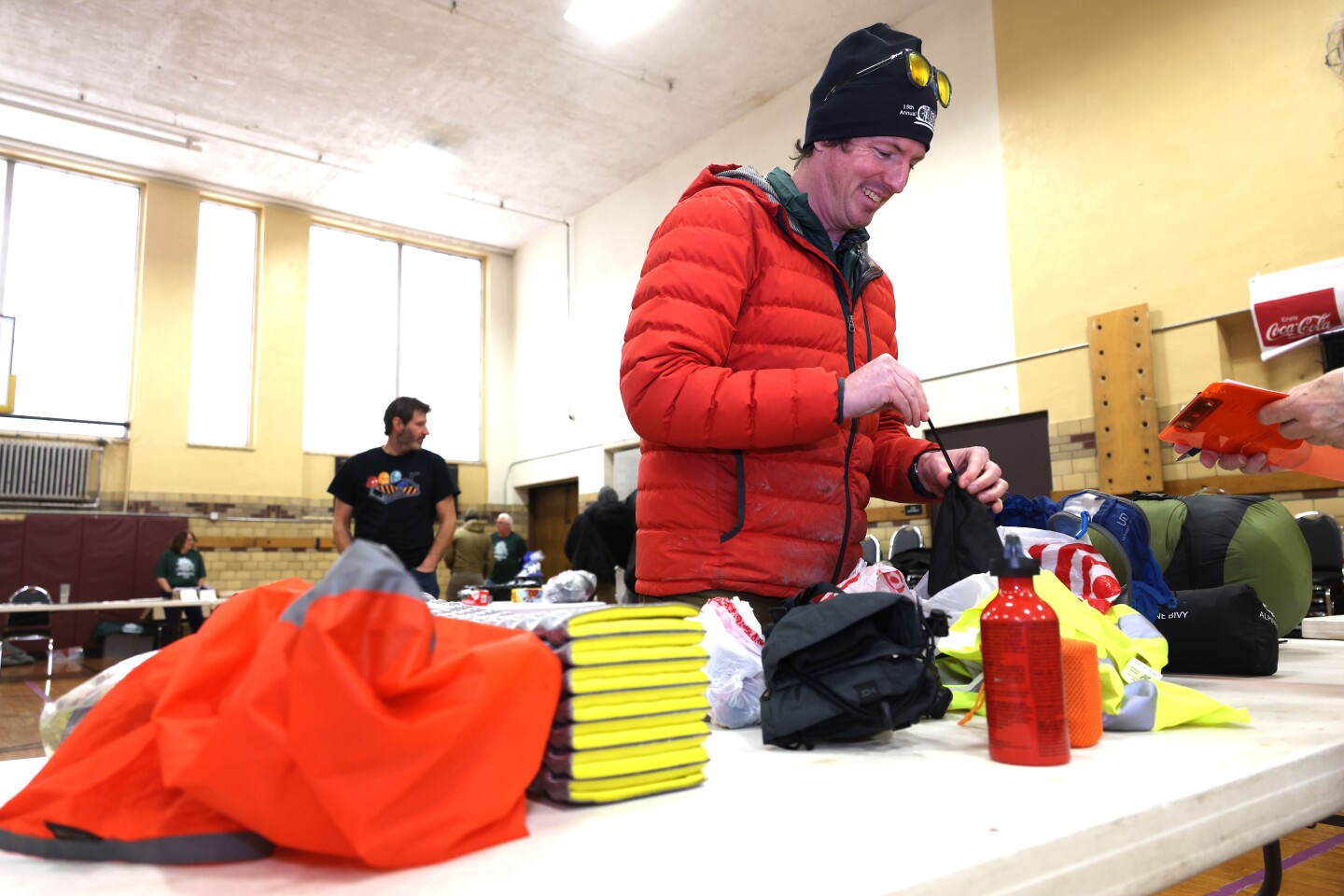 Gear check for race