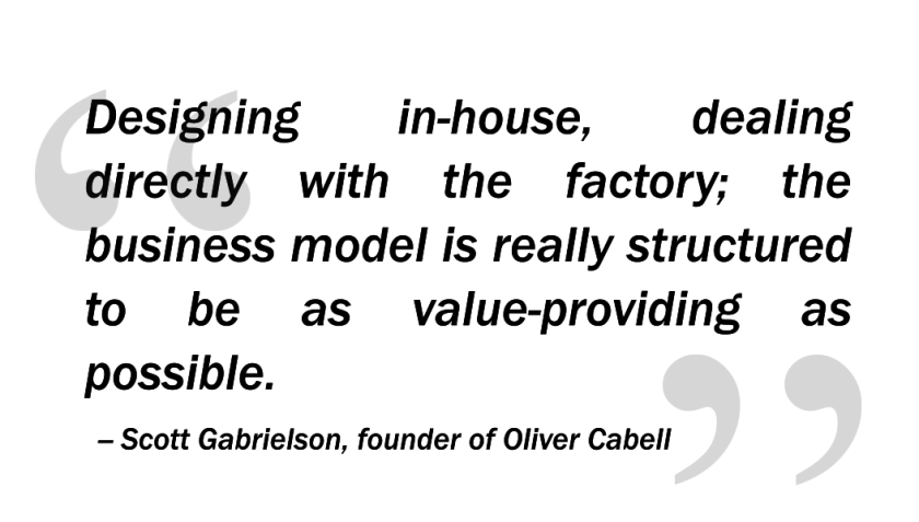 Scott Gabrielson, a 2006 graduate of Fargo South High School and an alumnus of the University of Oxford in England, plans to launch a new fashion brand called Oliver Cabell. Dave Olson/The Forum