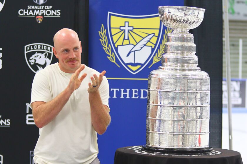 082525 Nate Schmidt Stanley Cup St. Cloud 1