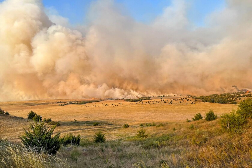 Inferno on the prairie: Over 15,000 acres of pasture burn in Power Dam ...