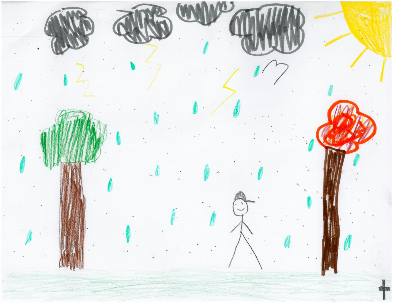 Weather Drawing: Happy in the rain - Brainerd Dispatch | News, weather ...