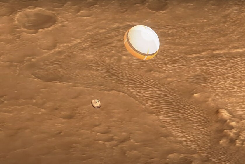 Rover landing