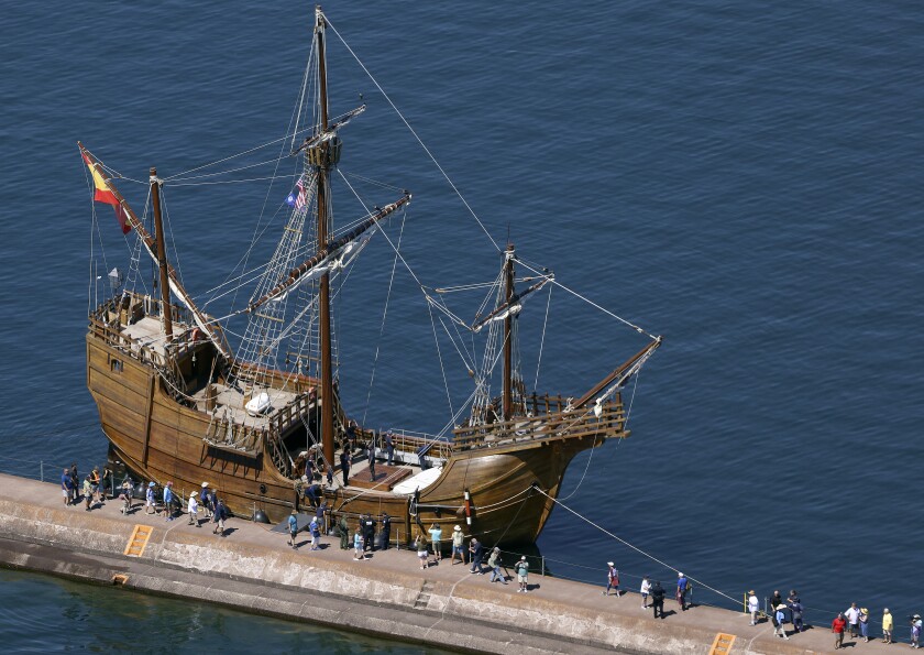 Tall ships.