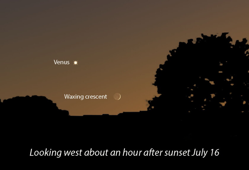 Moon venus July 16